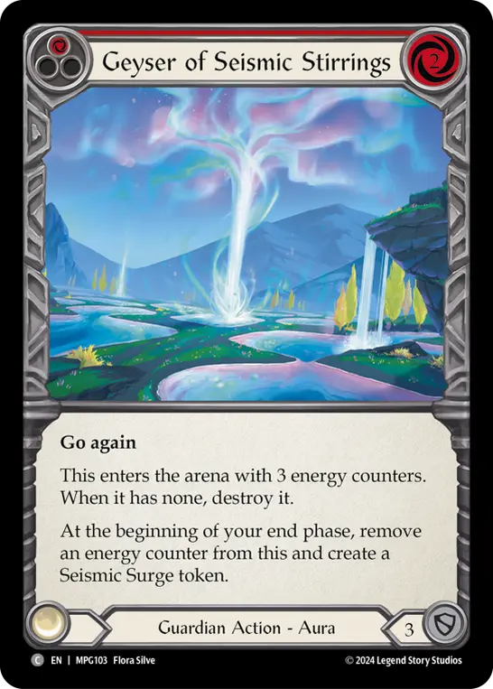 Geyser of Seismic Stirrings