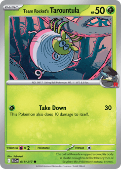 Team Rocket's Tarountula
