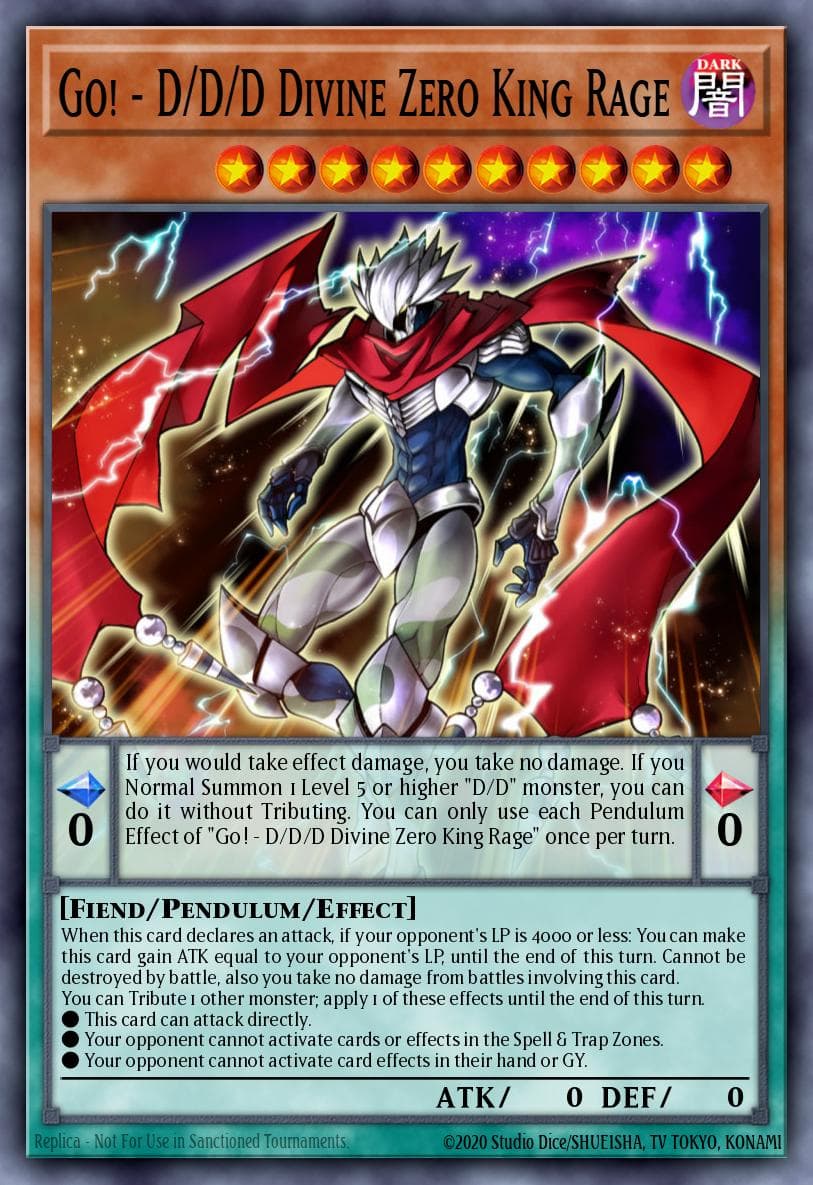 Go! - D/D/D Divine Zero King Rage