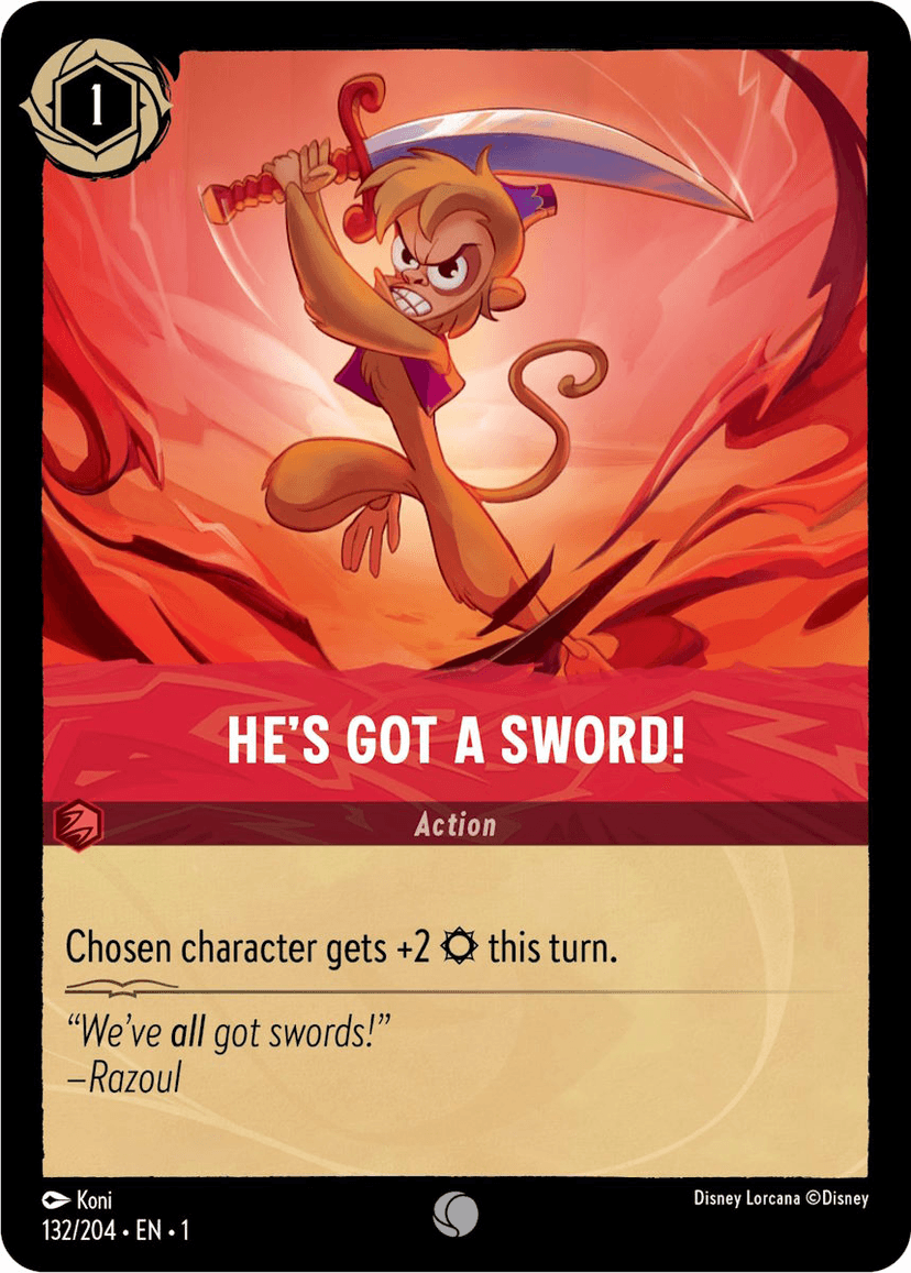He's Got a Sword!