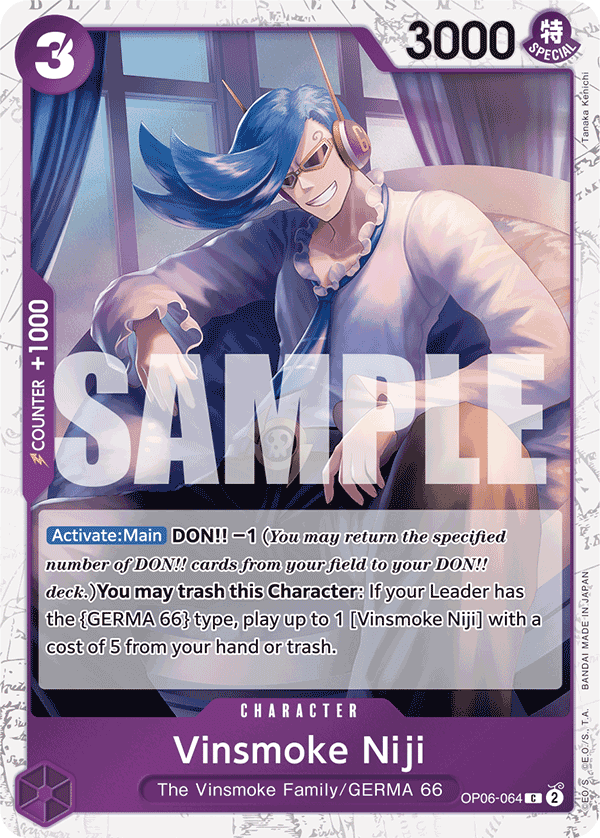 Vinsmoke Niji (OP06-064) (Jolly Roger Foil)