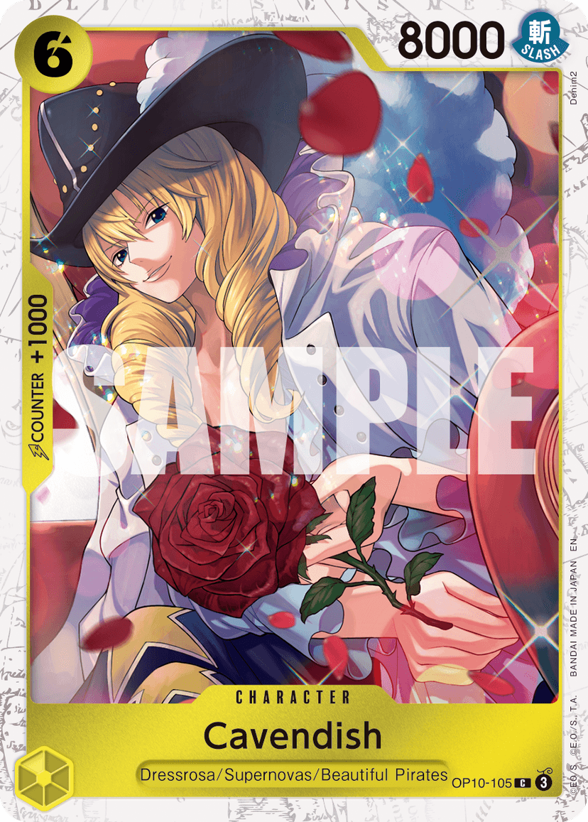 Cavendish - OP10-105 (Pirate Foil)
