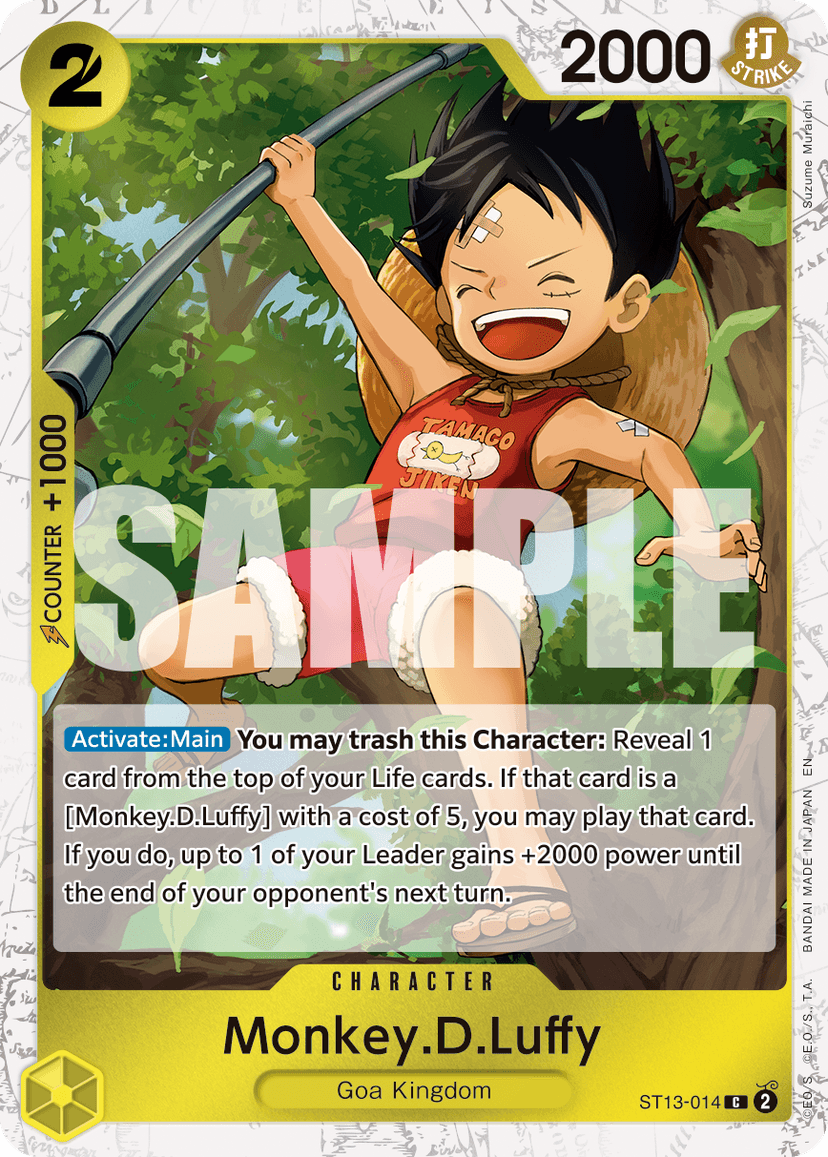 Monkey.D.Luffy - ST13-014 (Pirate Foil)