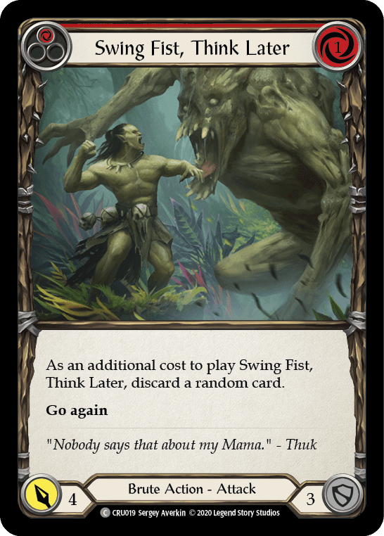 Swing Fist, Think Later