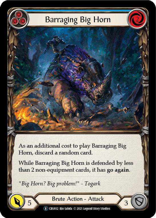 Barraging Big Horn