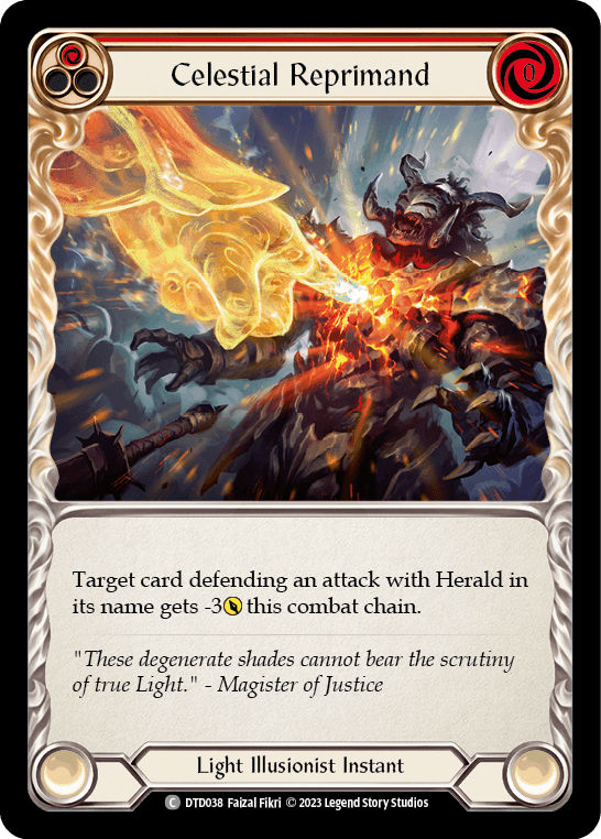 Celestial Reprimand