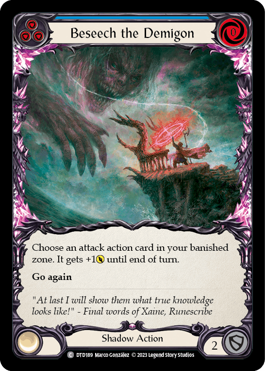 Beseech the Demigon