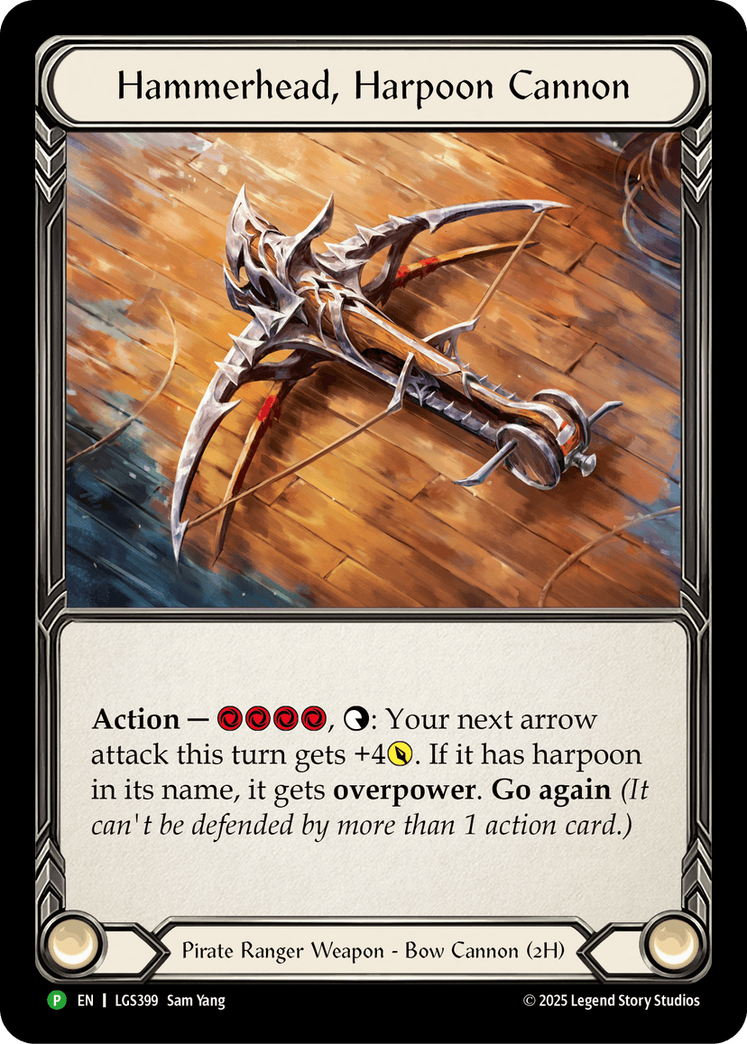 Hammerhead, Harpoon Cannon
