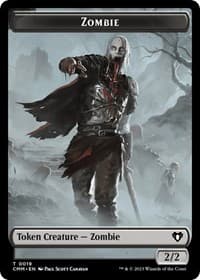Zombie (0019) // Emblem - Ob Nixilis of the Black Oath Double-Sided Token