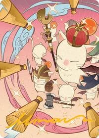Summon: Good King Mog XII Art Card (Gold-Stamped Signature)