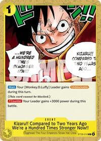 Kizaru!! Compared to Two Years Ago We're a Hundred Times Stronger Now!!