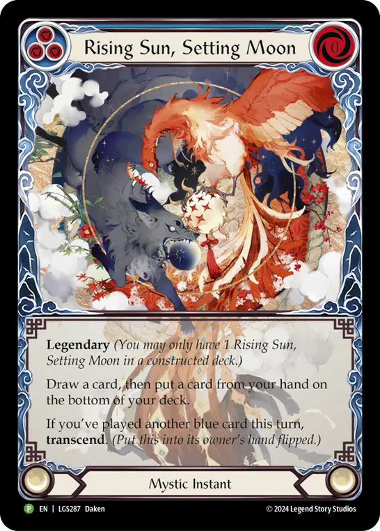 Rising Sun, Setting Moon