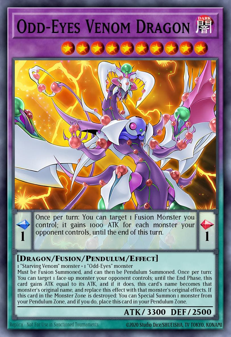Odd-Eyes Venom Dragon