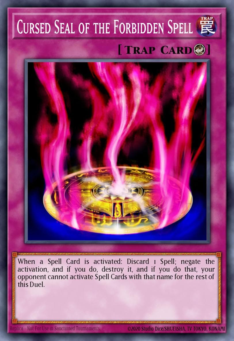 Cursed Seal of the Forbidden Spell