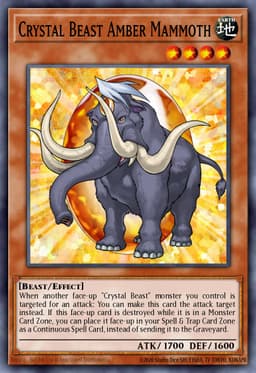 Crystal Beast Amber Mammoth