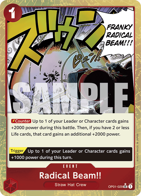 Radical Beam!! (Textured Foil)