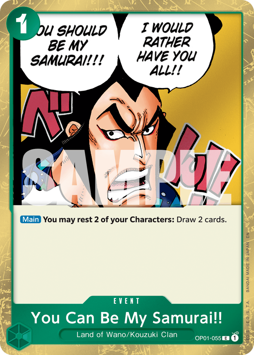 You Can Be My Samurai!! (Pirate Foil)