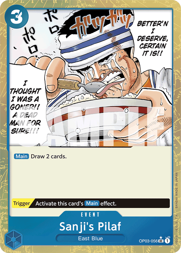 Sanji's Pilaf (Textured Foil)