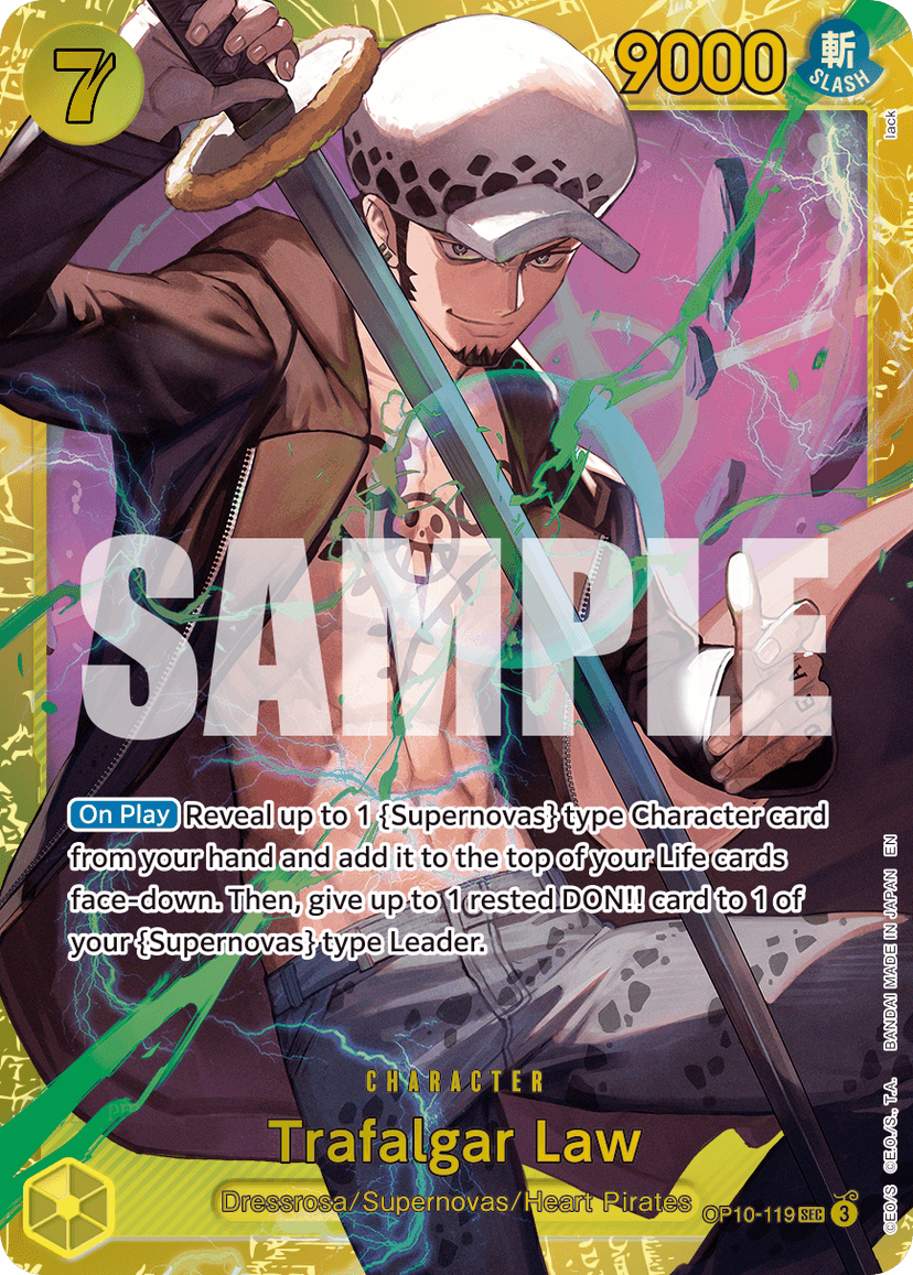 Trafalgar Law - OP10-119 (Reprint)