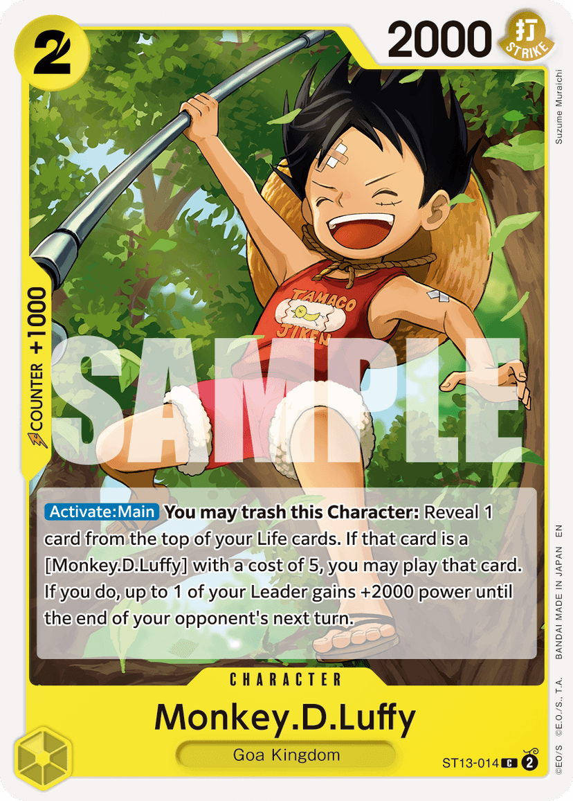 Monkey.D.Luffy - ST13-014 (Reprint)
