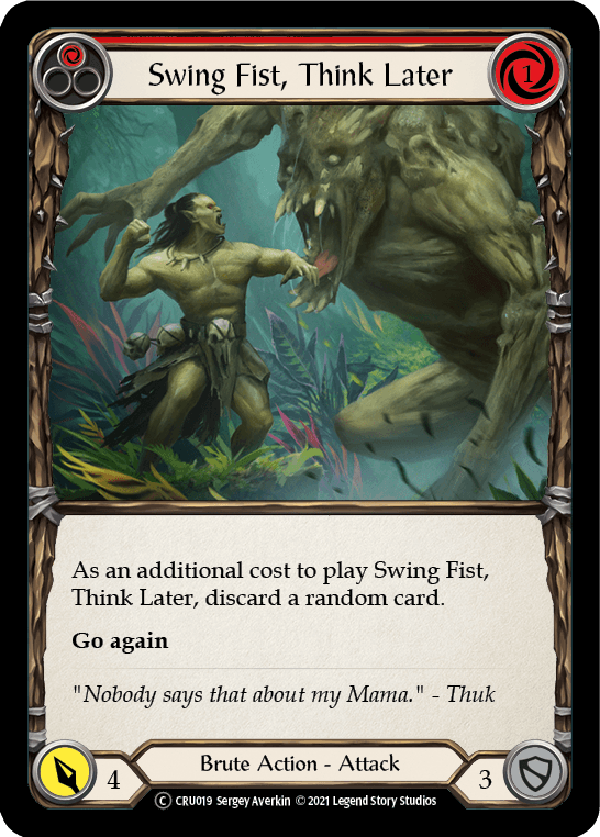 Swing Fist, Think Later