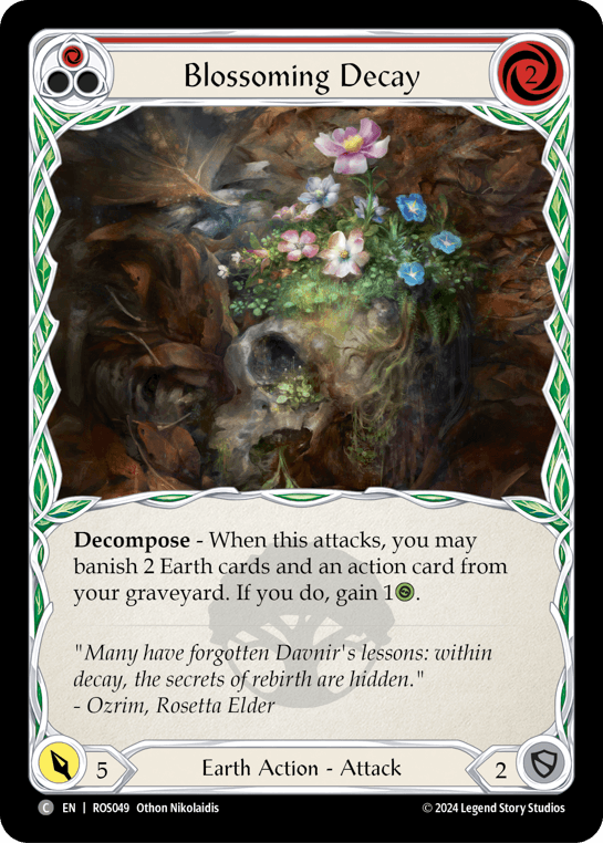 Blossoming Decay