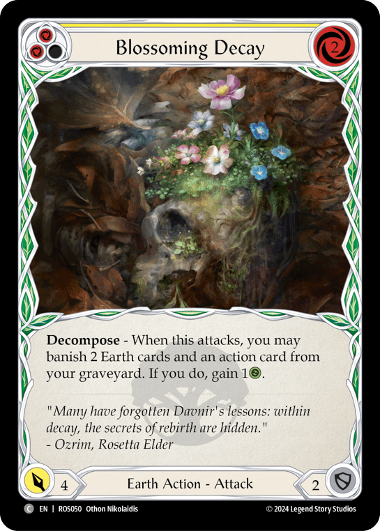Blossoming Decay