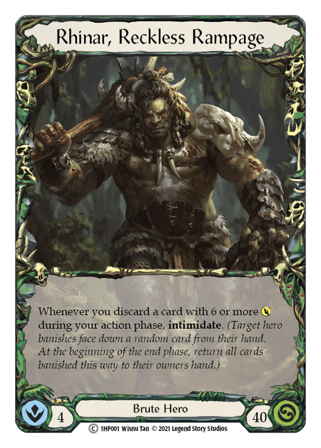 Rhinar, Reckless Rampage
